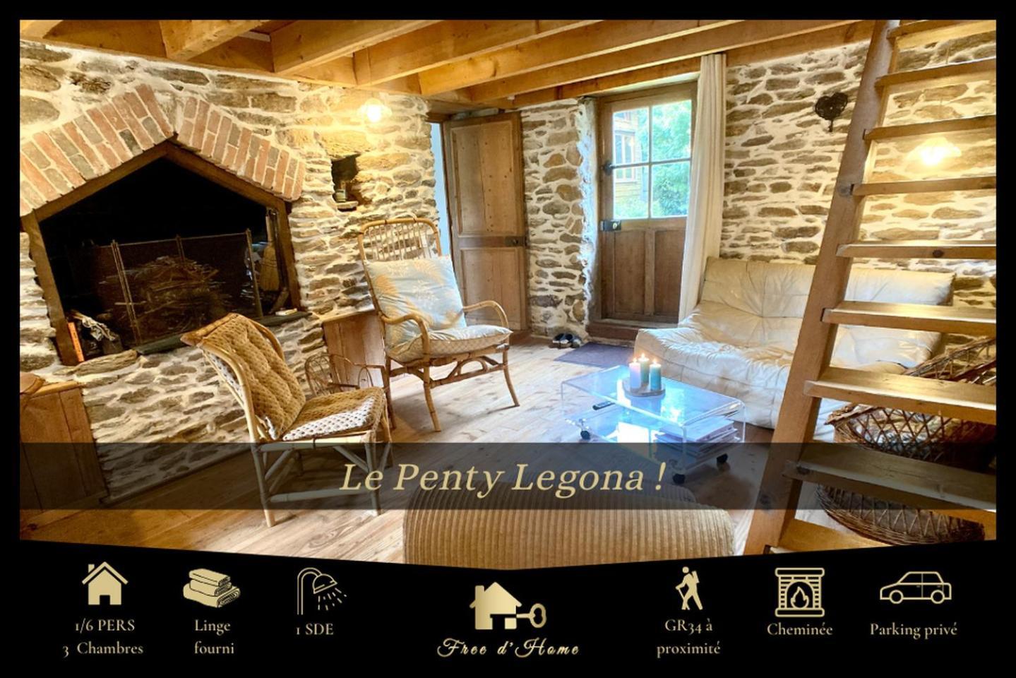 Penty Legona, Authentique Et Chaleureux, 2-6 Pers Villa Moëlan-sur-Mer Kültér fotó